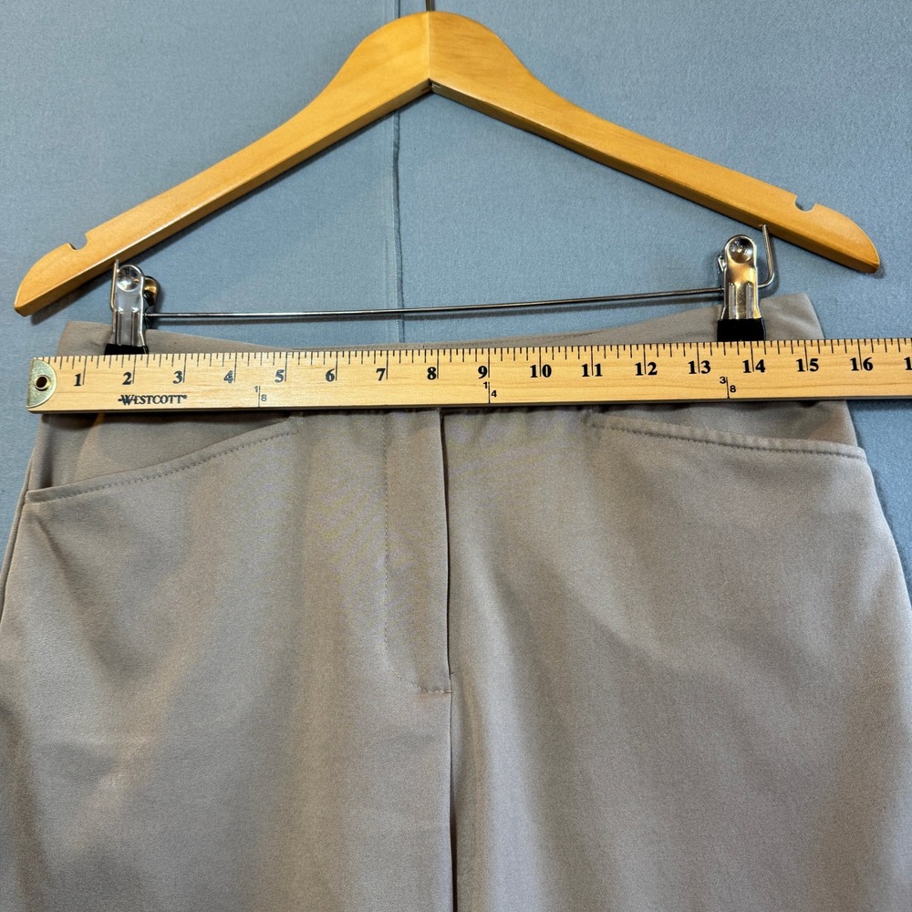 LBH Khaki Micro-Polyester Wicking Cargo Knee Length Shorts Womens Size 6 Utility - Picture 5 of 7